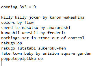 anime ops
