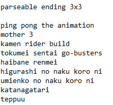 ending 3x3